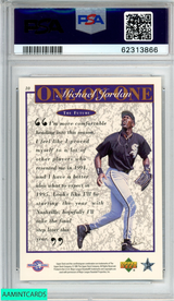 1995 UPPER DECK MINOR LEAGUE MJ ONE ON ONE THE FUTURE #10 PSA 8 NM-MT 62313866