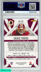 2020 PANINI PHOENIX CHASE YOUNG #112 FIRE BURST ROOKIE RC PSA 10 GEM MT 76997661
