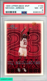 1999 UPPER DECK MVP MICHAEL JORDAN #193 CHICAGO BULLS HOF PSA 8 NM-MT 60853910
