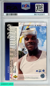 1994 UPPER DECK SHAQUILLE ONEAL #100 ORLANDO MAGIC HOF PSA 8 NM-MT 60762001