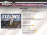 2023 Topps Chrome Baseball Hobby Case
