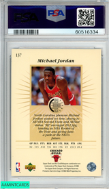 1995 UPPER DECK MICHAEL JORDAN #137 CHICAGO BULLS HOF PSA 8 NM-MT 60516334