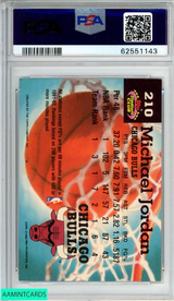 1992 STADIUM CLUB MICHAEL JORDAN #210 CHICAGO BULLS HOF PSA 8 NM-MT 62551143