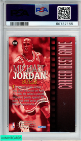 1996 HOOPS MICHAEL JORDAN #335 CHICAGO BULLS HOF PSA 8 NM-MT 60737155