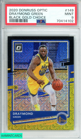 2020 PANINI DONRUSS OPTIC DRAYMOND GREEN #149 BLACK GOLD CHOICE 7 OF 8 PSA 9 70414102