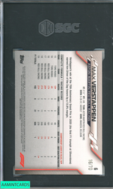 2020 TOPPS CHROME SAPPHIRE F1 MAX VERSTAPPEN #6 SP 70TH ANIV 16 OF 70 RC SGC 9.5 4322002