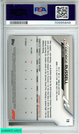 2020 TOPPS CHROME F1 GEORGE RUSSELL #19 SAPPHIRE EDITION RC PSA 10 GEM MT 70995846