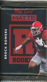 2023 Wild Card Matte Rookie Pack Brock Bowers