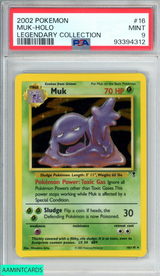 2002 POKEMON LEGENDARY COLLECTION MUK HOLO #16 PSA 9 MINT 93394312