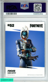 2021 PANINI FORTNITE FOCUS #52 CRACKED ICE PSA 10 GEM MT 93855462