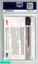 2021 TOPPS NOW FORMULA 1 RED BULL RACING HONDA #62 FORMULA 1 PSA 10 GEM MT 93851915