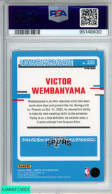 2023 DONRUSS OPTIC VICTOR WEMBANYAMA #225 FAST BREAK HOLO ROOKIE RC SPURS PSA 10 95148630