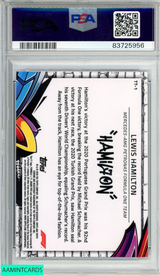 2020 TOPPS CHROME FORMULA 1 TRACK TAGS LEWIS HAMILTON #1 PSA 10 GEM MT 83725956