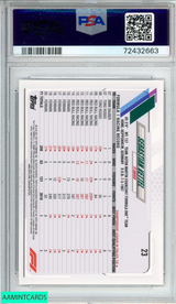 2021 TOPPS FORMULA 1 SEBASTIAN VETTEL #23 SPARKLE FOIL PSA 8 AUTHENTIC AUTOGRAPH 72432663