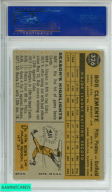 1960 TOPPS BOB ROBERTO CLEMENTE #326 PITTSBURGH PIRATES HOF PSA 7 NM 15308088