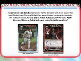 2024 Topps Chrome Update Series Baseball Jumbo Case