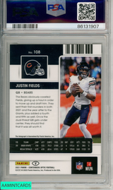 2021 PANINI CONTENDERS OPTIC JUSTIN FIELDS #108 VARIATION-AUTOGRAPH PSA 10 RC 86131907