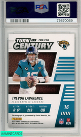 2021 PANINI CHRONICLES ELITE AUTO TREVOR LAWRENCE #TOCTLR PSA AUTHENTIC AUTO 10 79870089