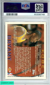 1996 TOPPS KOBE BRYANT #138 PSA 10 GEM MT 65308748