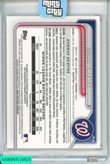 2024 1ST BOWMAN CHROME DYLAN CREWS #CPADC PRSPCT AU HTA GRN LAVA 72 OF 99 RC 999957497908