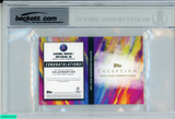 2021-22 TOPPS INCEPTION UCL NEYMAR JR MESSI #7 DUAL AUTO RED 6 OF 10 BGS 9 MINT 0016599846