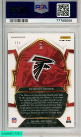 2022 PANINI SELECT DESMOND RIDDER #36 GREEN BLACK SNAKESKIN PSA 10 GEM MT  RC 77795699