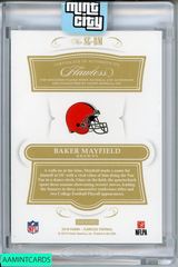 2018 PANINI FLAWLESS BAKER MAYFIELD #SG-BM SIGNATURE GLOVES 1 OF 20 999995190156