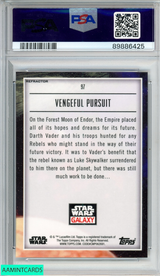 2023 TOPPS CHROME STAR WARS GALAXY VENGEFUL PURSUIT #97 REFRACTOR PSA 9 MINT 89886425