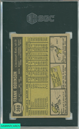 1961 TOPPS FRANK ROBINSON #360 SGC 6 9332442