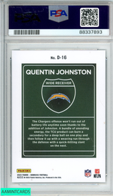 2023 PANINI DONRUSS DOWNTOWN! QUENTIN JOHNSTON #D16 ROOKIE RC PSA 10 GEM MT 88337893