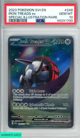 2023 POKEMON SCARLET VIOLET IRON TREADS EX #248 SPECIAL ILLUSTRATION RARE PSA 10 98291700