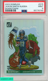 2023 PANINI DONRUSS DOWNTOWN! JAXON SMITH-NJIGBA #D15 PSA 9 MINT  ROOKIE RC 85776749