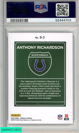 2023 PANINI DONRUSS DOWNTOWN! ANTHONY RICHARDSON #D3 PSA 9 MINT  RC ROOKIE 92444703