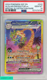 2024 POKEMON SSP EN-SURGING SPARKS ALOLAN EXEGGUTOR EX #242 SPC ILL RARE PSA 10 107479708