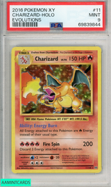 2016 POKEMON XY EVOLUTIONS CHARIZARD-HOLO #11 EVOLUTIONS PSA 9 MINT 69839844