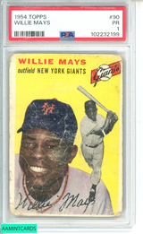 1954 TOPPS WILLIE MAYS #90 PSA 1 PR 102232199