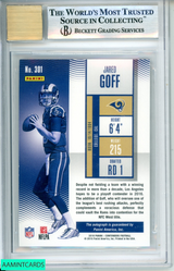 2016 PANINI CONTENDERS JARED GOFF #301B CRACKED ICE BGS 9 AUTO 10 RC 0009851900
