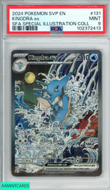 2024 POKEMON BLACK STAR PROMO KINGDRA EX #131 SFA SPECIAL ILLUSTRATION PSA 9 102372413