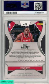 2019 PANINI PRIZM TRACY MCGRADY #26 CHOICE PRIZM-TIGER STRIPE PSA 10 GEM MT 75918687