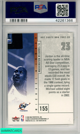 2002 FLEER HOT SHOTS MICHAEL JORDAN #155 PSA 10 GEM MT 42261366