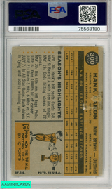 1960 TOPPS HANK AARON #300 PSA 1 PR 75568180