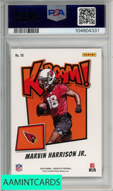 2024 PANINI ABSOLUTE KABOOM! HORIZONTAL MARVIN HARRISON JR  #10 PSA 10 GEM MT 104604331