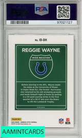 2023 PANINI DONRUSS OPTIC SUPER BOWL DOWNTOWN REGGIE WAYNE #IDDH PSA 9 MINT 97021127