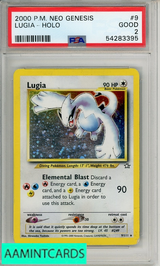2000 POKEMON NEO GENESIS LUGIA-HOLO #9 PSA 2 GOOD 54283395