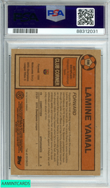 2023 TOPPS LIVING UEFA LAMINE YAMAL #596 ROOKIE RC PSA 10 GEM MT 88312031