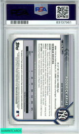 2022 BOWMAN CHROME RODERICK ARIAS #CPARA PRS AU-YELLOW REF 29 OF 75 PSA 10 83137961