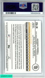 2024 TOPPS CHROME JACKSON MERRILL#JM SAPPHIRE UPD SER 11 OF 99 AU RC PSA 9 105426430
