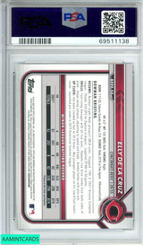 2022 BOWMAN 1ST ED ELLY DE LA CRUZ #BPPF50 BLUE FOIL 36 OF 150 PSA 10 GEM MT 69511138