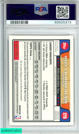 2008 TOPPS CHROME WILT CHAMBERLAIN #178 ORANGE REF 388 OF 499 PSA 10 GEM MT 69525373
