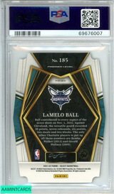 2021 PANINI SELECT LAMELO BALL #185 BLACK DIE-CUT PRIZM 1 OF 1 PSA 9 MINT 69676007